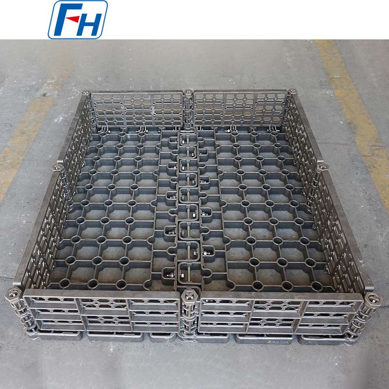 FH® košara za punjenje toplinske obrade hlađena uljem za peć s valjkastim ložištem