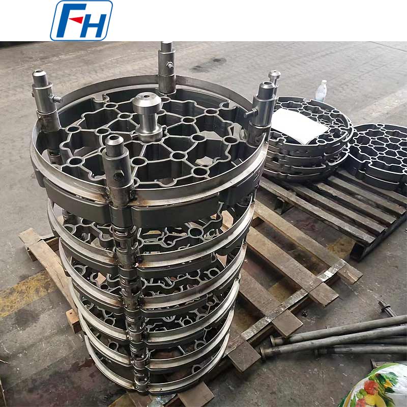 FH® 1.4849 (ZG40Cr19Ni39Nb) Čelični učvršćivači peći otporni na toplinu otporni na bunar – maks. 1150°C, protiv naugljičenja