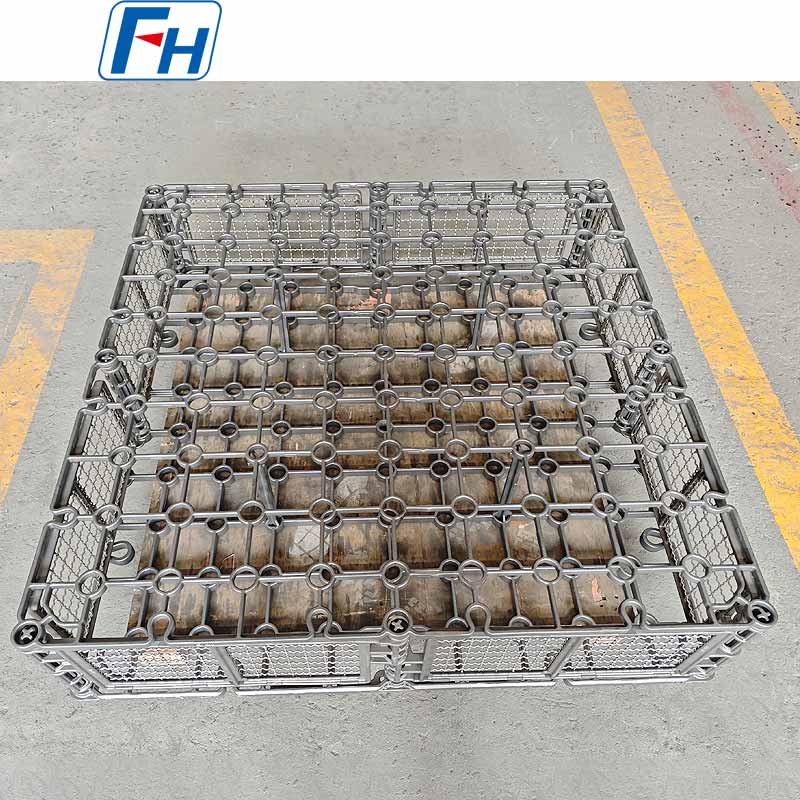 FH® Cr25Ni20 košara za punjenje kombinirane toplinske obrade za peć s valjkom za solnu kupku