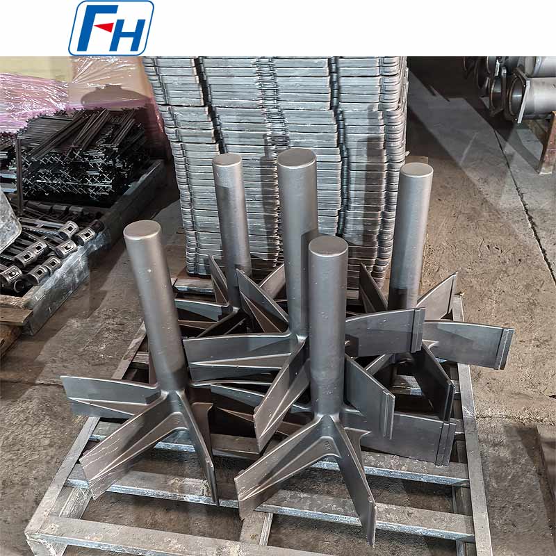 FH® zavarene lopatice ventilatora za visokotemperaturne ventilatore peći – 1.4848, protiv puzanja, dinamičko balansiranje, ISO 9001